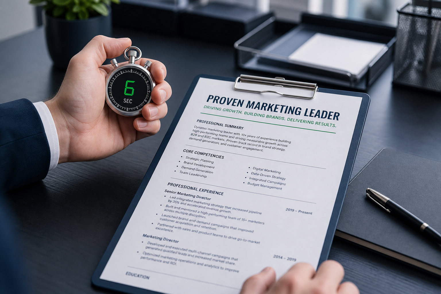 Your Resume Gets 6 Seconds. Here's How to Make Them Count.